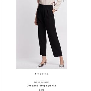 Giorgio Armani black slacks